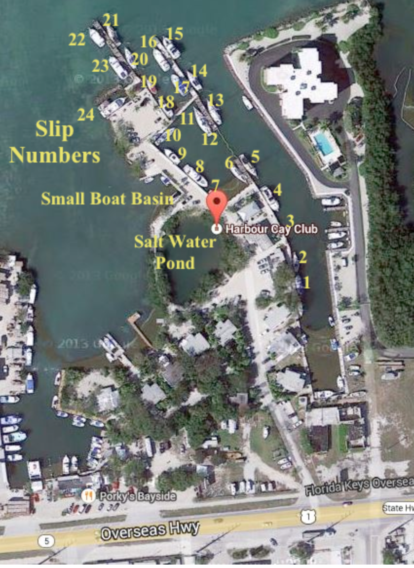 Private Marina, Florida Keys, various size slips available