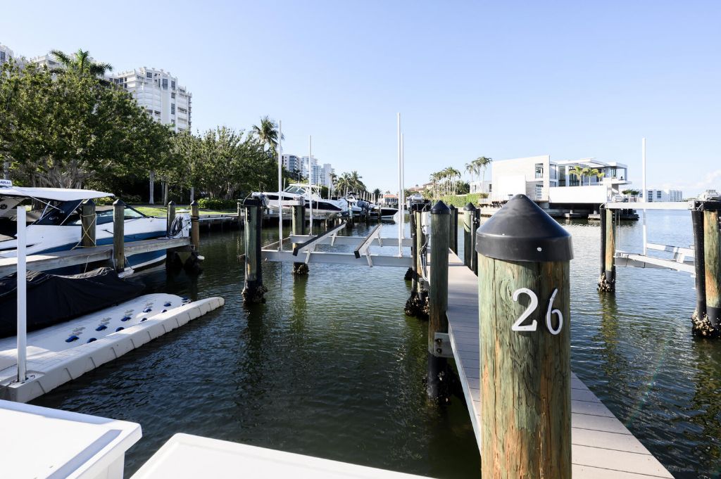 40 ft Boat Slip for Sale – Venetian Bay Yacht Club, Naples, Florida