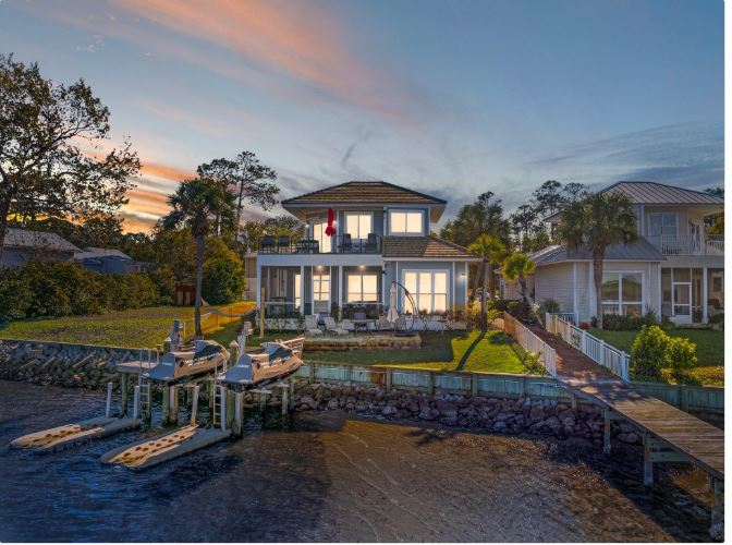 Waterfront Coastal Retreat with Boat Slip & Bay Views – Miramar Beach, FL