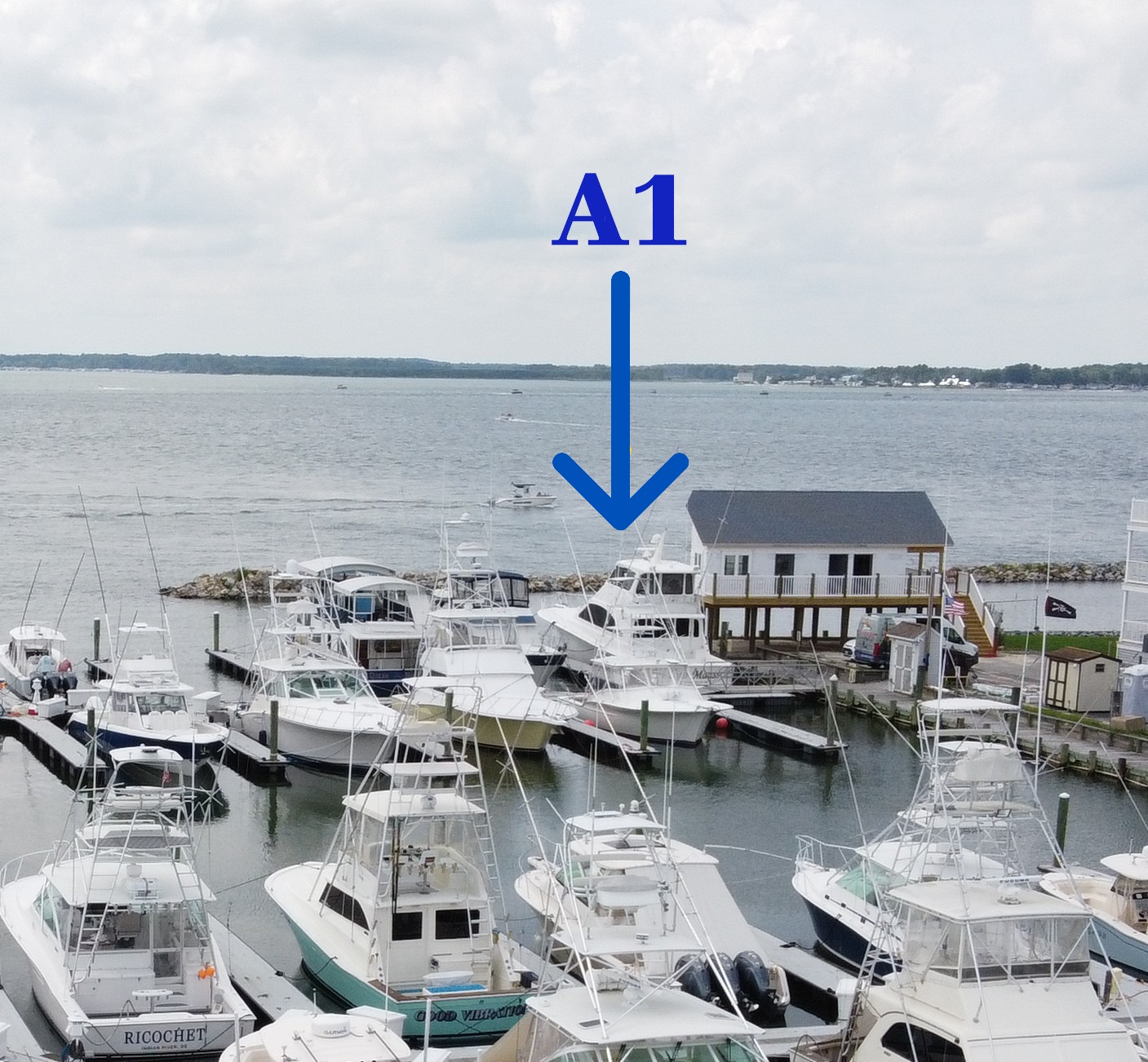 **RARE FIND** XLARGE 60’x 22′ DEEDED BOAT SLIP ~ BETHANY BEACH, DELAWARE