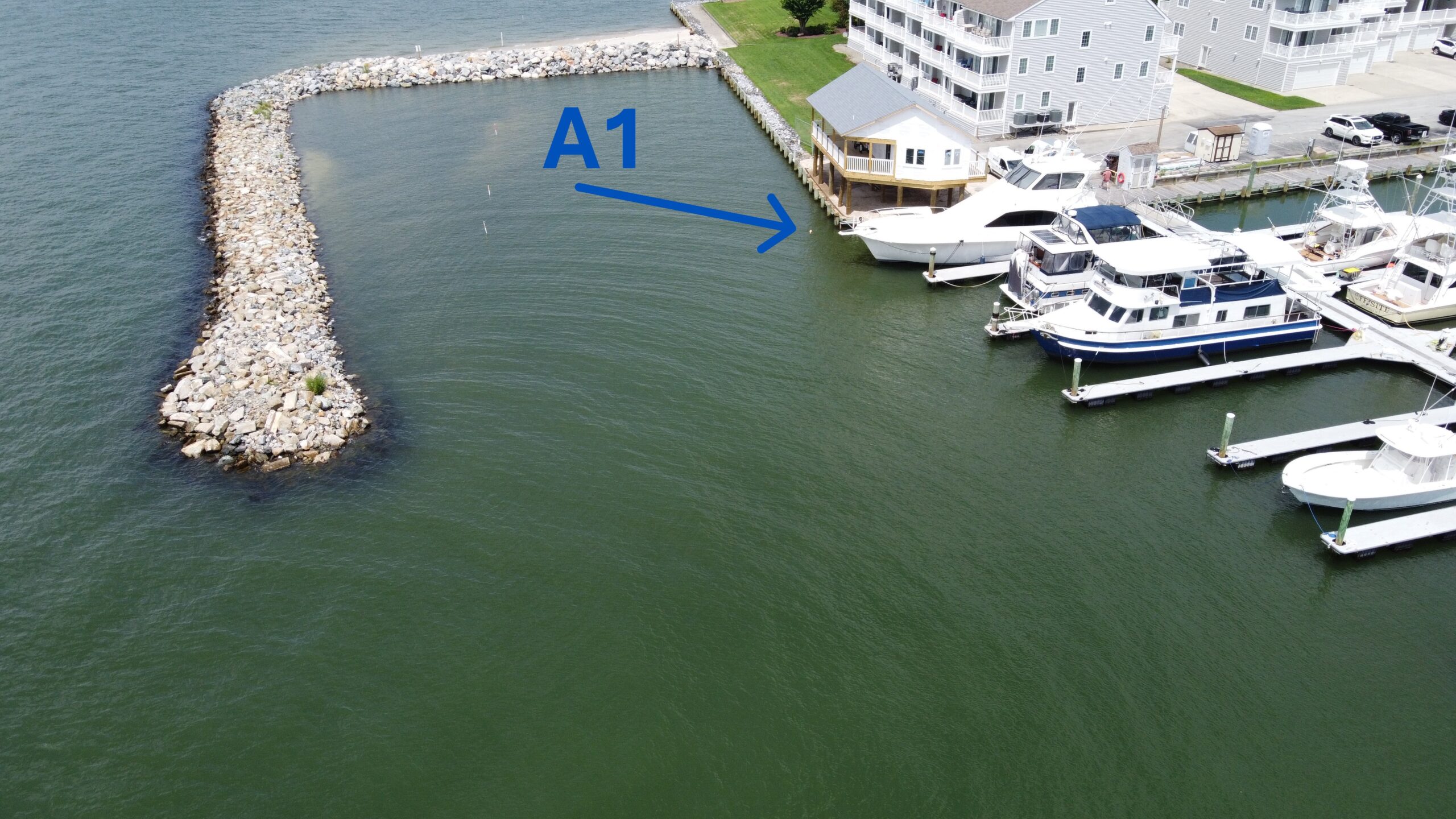 **RARE FIND** XLARGE 60’x 22′ DEEDED BOAT SLIP ~ BETHANY BEACH, DELAWARE