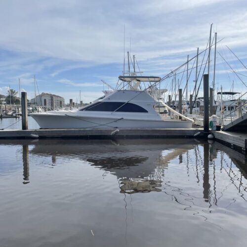 55′ Liveaboard Wet Slip at Myrtle Beach Yacht Club | Charter-Friendly | Little River, SC