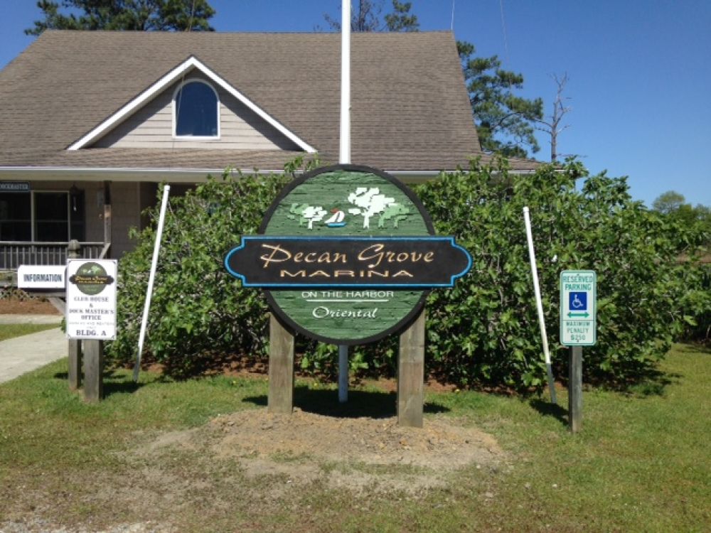 40′ Wet Slip at Pecan Grove Marina | Protected Deep-Water Marina | Oriental, NC