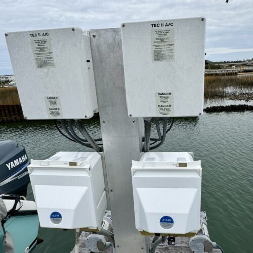 20,000-lb Lift Dry Slip at Town Creek Marina | Full-Service Marina | Beaufort, NC