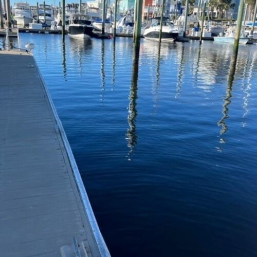 45′ Deep Water Wet Slip at Federal Point Yacht Club | Protected T-Head Slip | Carolina Beach, NC
