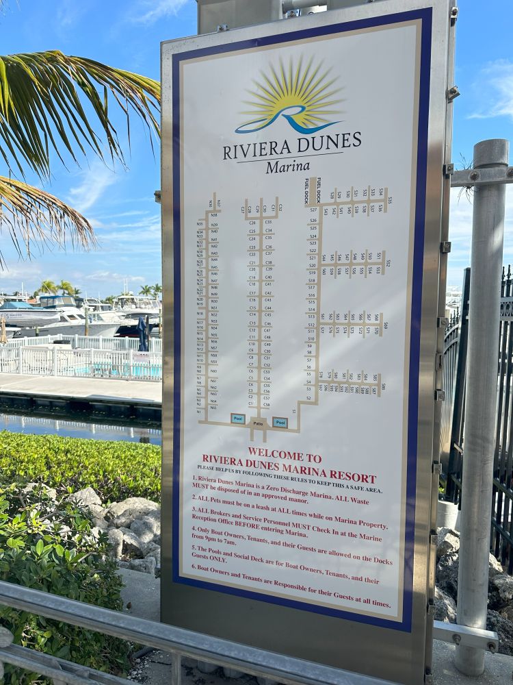 45′ Wet Slip at Riviera Dunes Marina | Luxury Hurricane-Protected Marina | Palmetto, FL