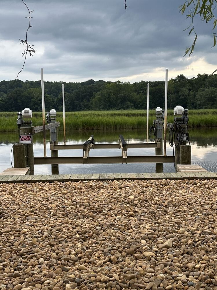 Slip 48 with 20,000-lb Boat Lift | Port Tobacco Boat Club | Port Tobacco, MD